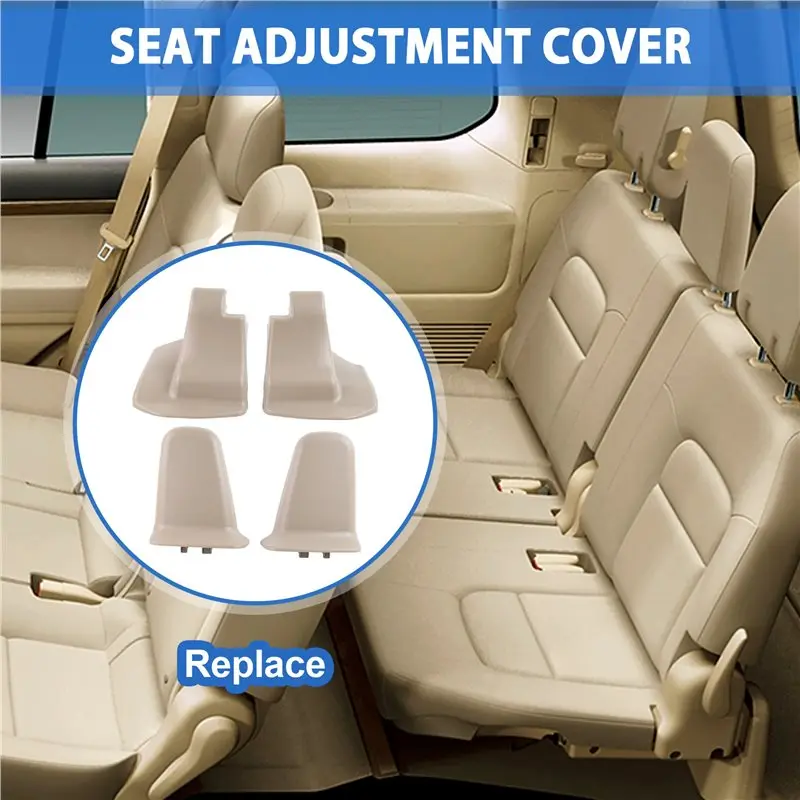 Third-Row Seat Hinge Cover Set Of 4 Parts For Toyota Land Cruiser LC200 08- 21(71486-60050 71485-60090 71639-60110 7162960380)
