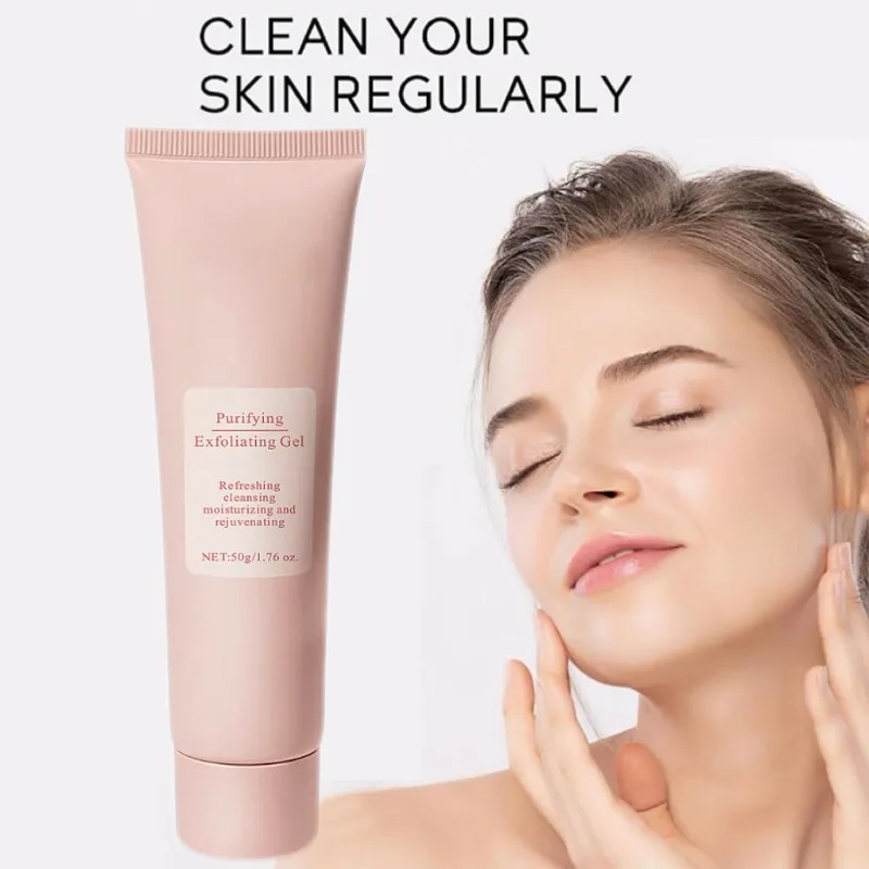 

Exfoliating gel for face and body skin, deep cleaning care to remove dead skin, cleansing gel.