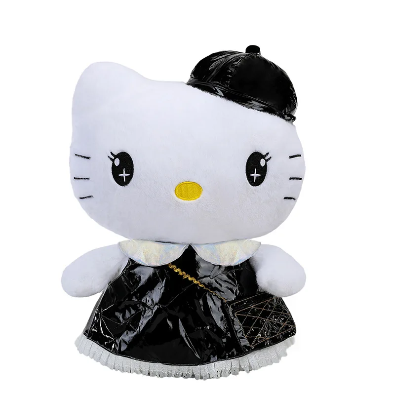 Sanrio 65cm pelúcia kawaii olá kitty boneca com saia perfumada grande brinquedo de pelúcia para crianças aniversário presente de natal atacado
