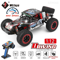 WLtoys 124028 1:12 RC Drift Brushless 4WD RC Car 60KM/H Electric High Speed Remote Control Off-road Car Model Toys for Adults