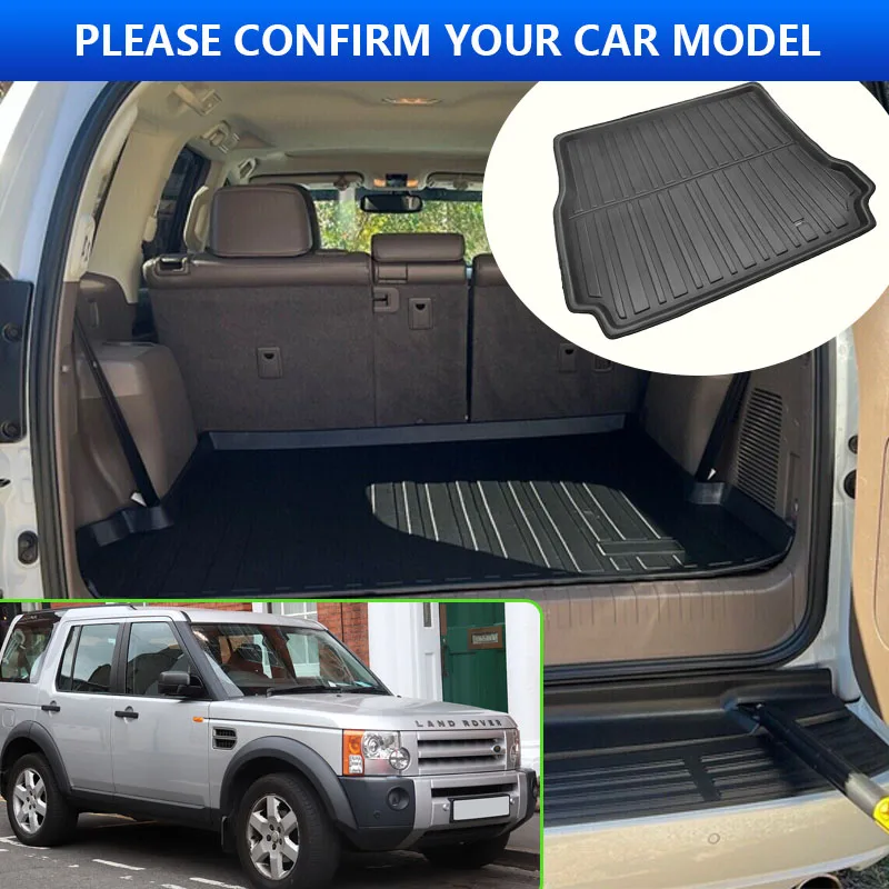 Car Rear Trunk Mat For Land Rover Discovery 3 4 LR3 LR4 2005~2016 2010 2011 High Temperature Resistant Storage Carpet Accessorie