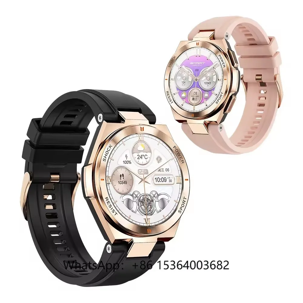 

2024 New NX17 Smart Watch 1.19 Inch AMOLED Lady BT Call Waterproof Heart Rate Monitor Sport Smartwatch for Women