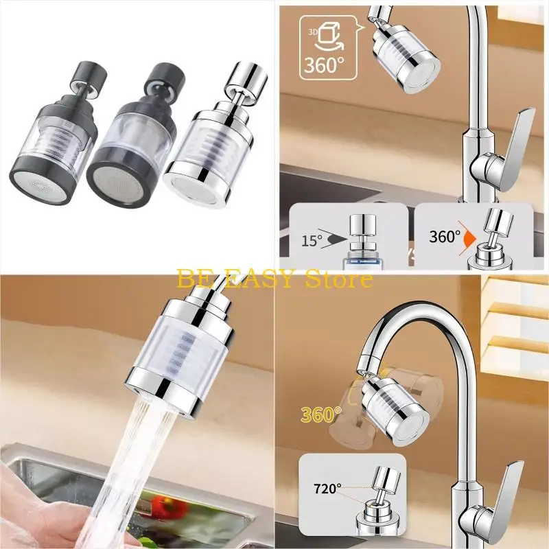 

E28f Многоцелевой смеситель фильтров 360 Вращение с 6 PP Хлопковым фильтром аксессуар для домашнего использования на кухне и