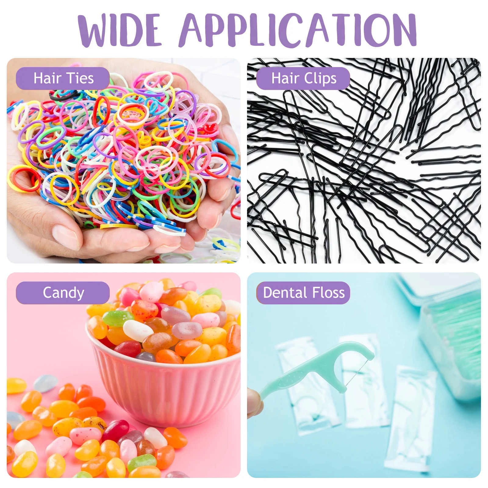 

1pc Hair Tie Organizer Box Abs Tpe Wall-Mountable Storage For Scrunchies Earrings Rings Beads Hair Clips Multi-Function