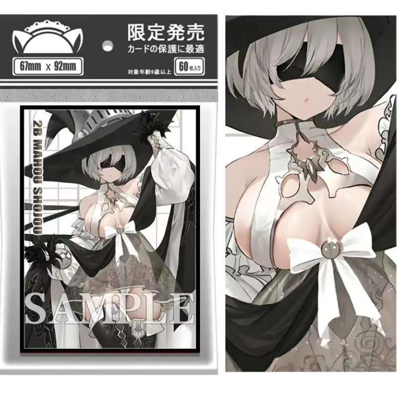 60pcs/Set NieR:Automata YoRHa2b anime characters ACG Self Made Anime Game Characters Collect Protector Album Binder DIY Toy