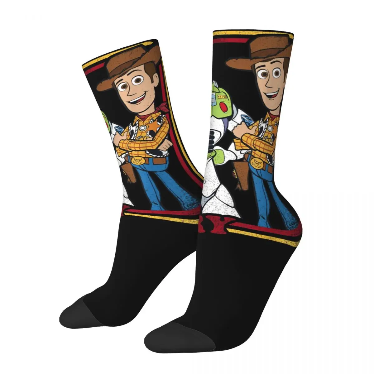 Girl Cute Socks Toy Story Buzz Lightyear Woody Buds Merch Comfortable Dress Socks Suit For All Season