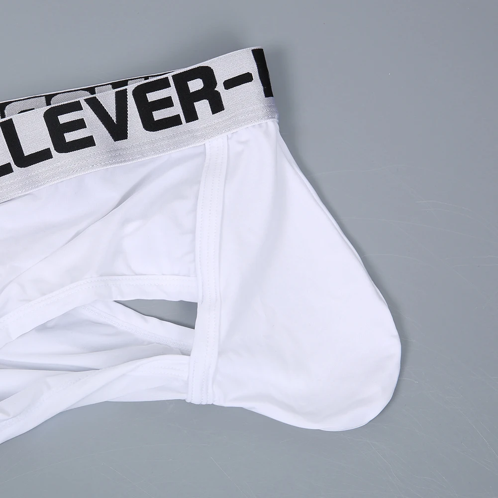 Simple Mens Briefs Fashion Low-rise Big Bulge Pouch Underwear Sweat Absorption Breathable Underpants Panties