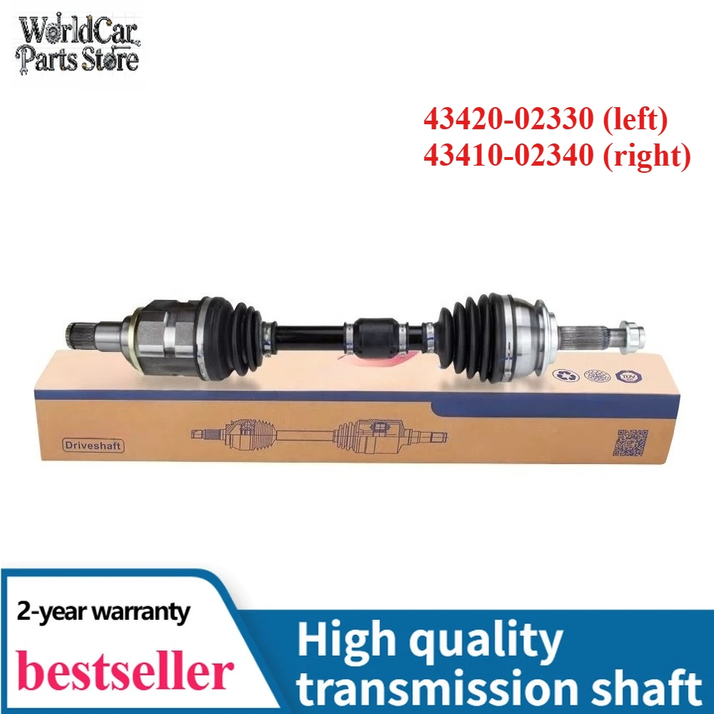 

Exclusive Production ForToyota Corolla 1.8L Front Drive Shaft, 43420-02330 (left) 43410-02340 (right)