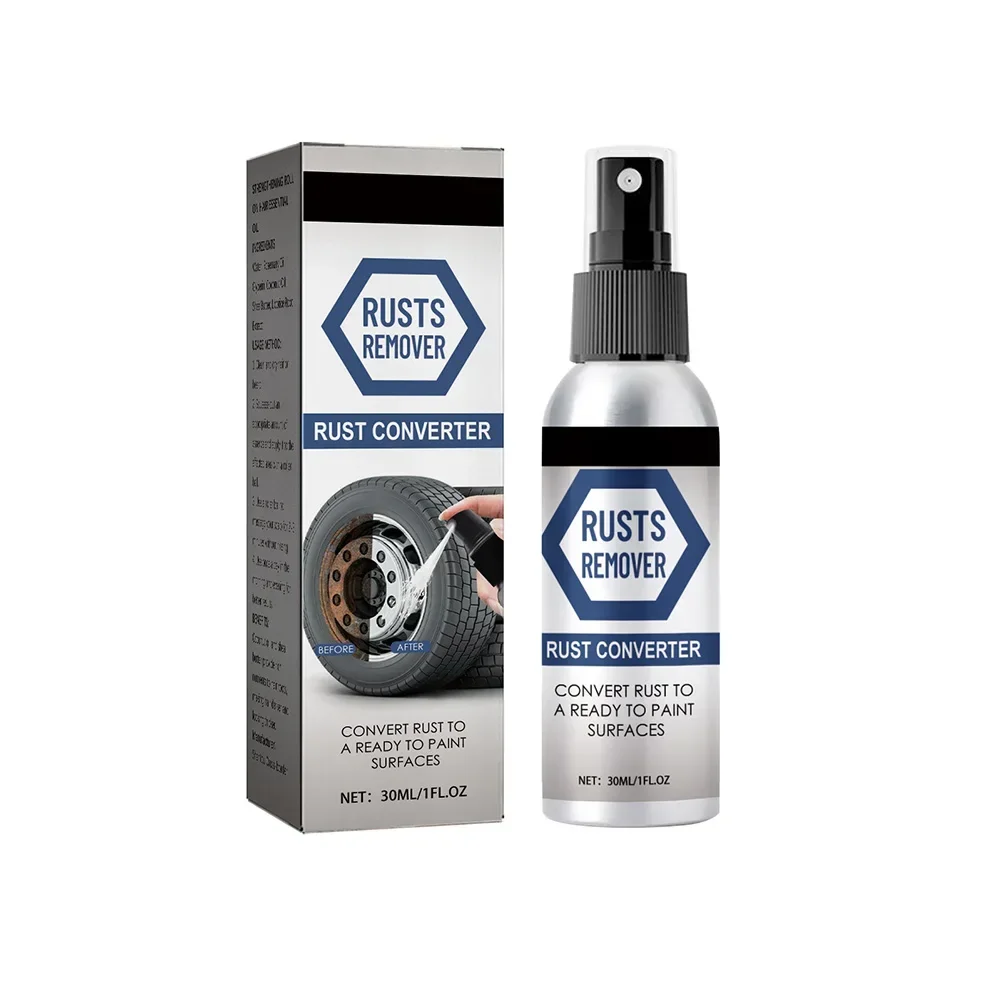 30ML Car Maintenance Anti-Rust Cleaning Spray Rust Remover Cleaner Multi Purpose Rust Remover Spray Chrome Paint Care