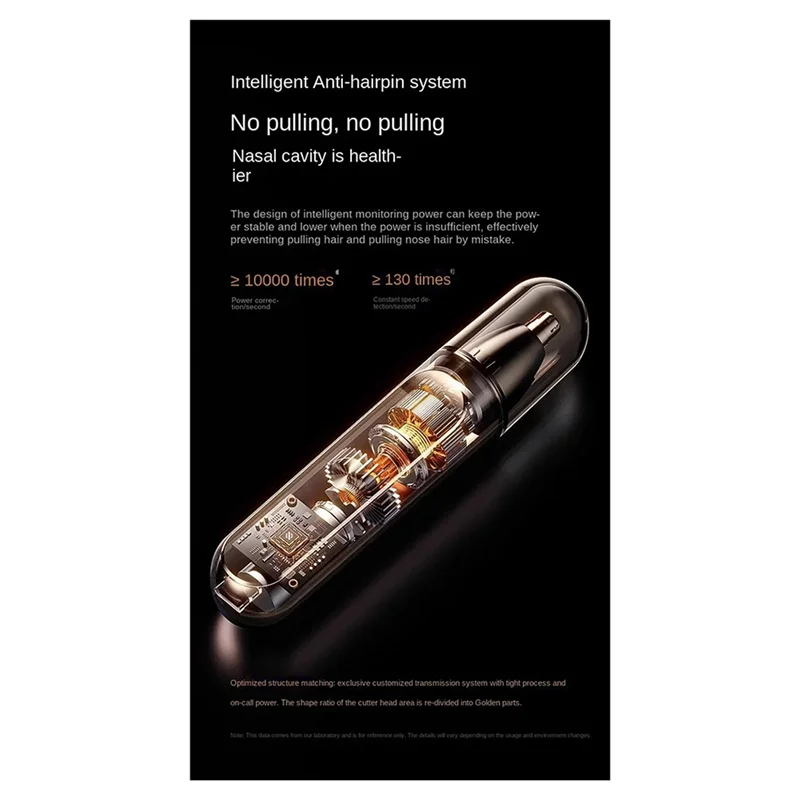 ماكينة تشذيب شعر الأنف الكهربائية منخفضة الضوضاء B51C للرجال والنساء، ماكينة قص شعر الأنف الكهربائية المحمولة القابلة لإعادة الشحن #2
