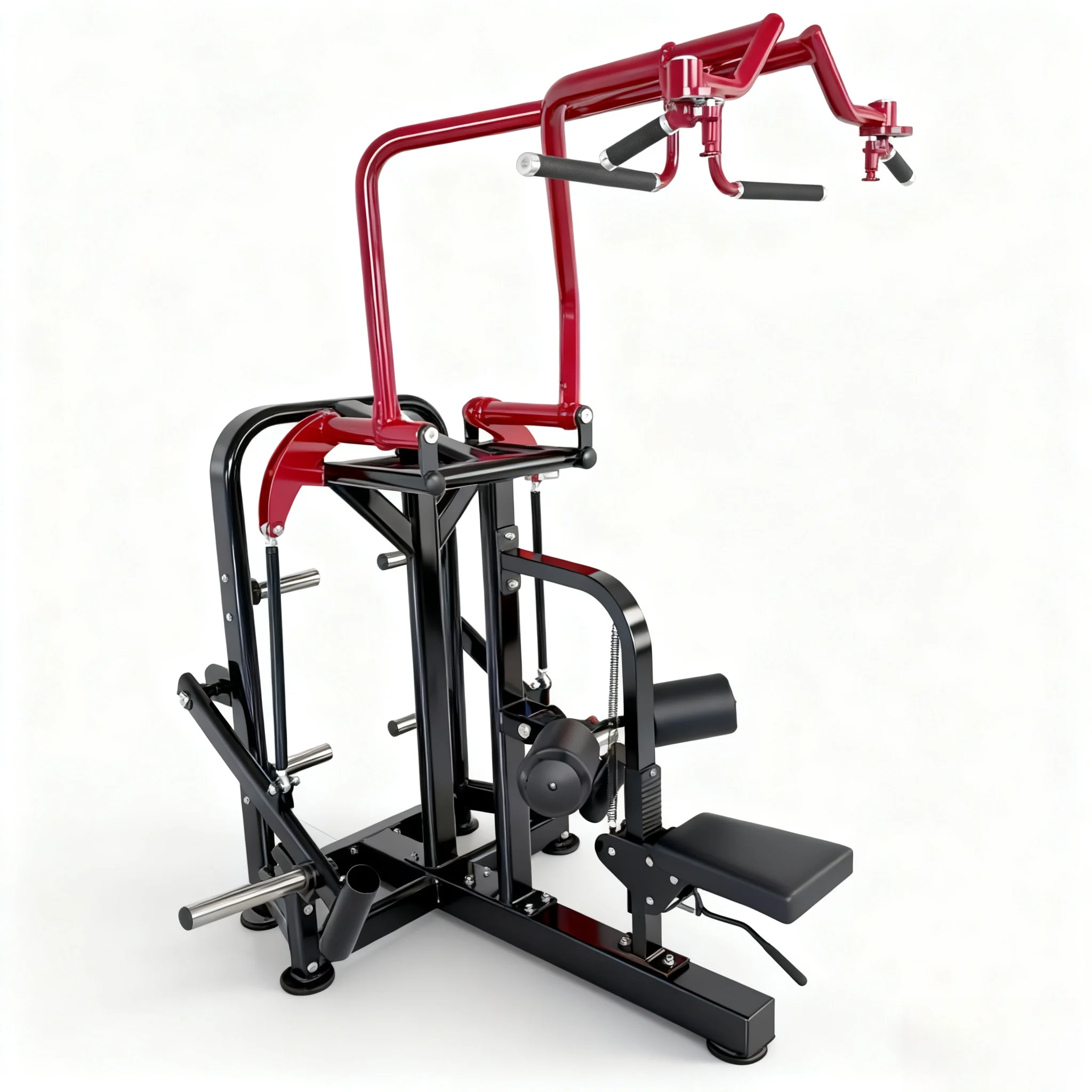 High Quality Workout Gym Equipment Chest & Legs Pull Back Cross Gym  Plated Loaded Machine  Gym Fitness Equipment