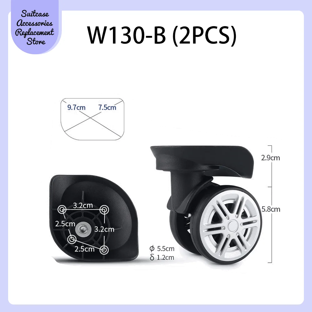 Adapt To Wheel Replacement Silent Wheel Universal Wheel Travel Suitcase Repair Travel Accessories Wheels Smooth Suitcase Wheel