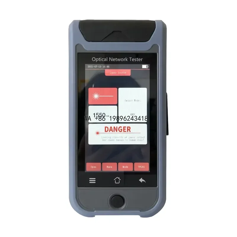 Wmwmnu ST3200F FTTH Project Tool SM MM OTDR 1310 1550 Nm 26 24dB Fiber Optic With 10mw VFL Cable Tracker RJ45