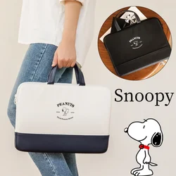 Snoopy Laptop Bag 10.2 13 14 15 15.6 Inch For MacBook Air Samsung Lenovo ASUS Laptop Bag Case Cover Cartoon Notebook Handbag