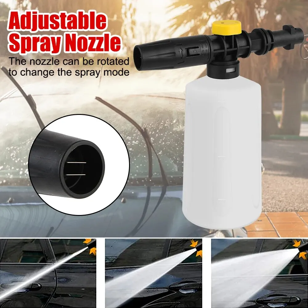 750ML Snow Foam Lance Car Soap Foam Generator High Pressure Washers Adjustable Sprayer Nozzle For Karcher K2 K3 K4 K5 K6