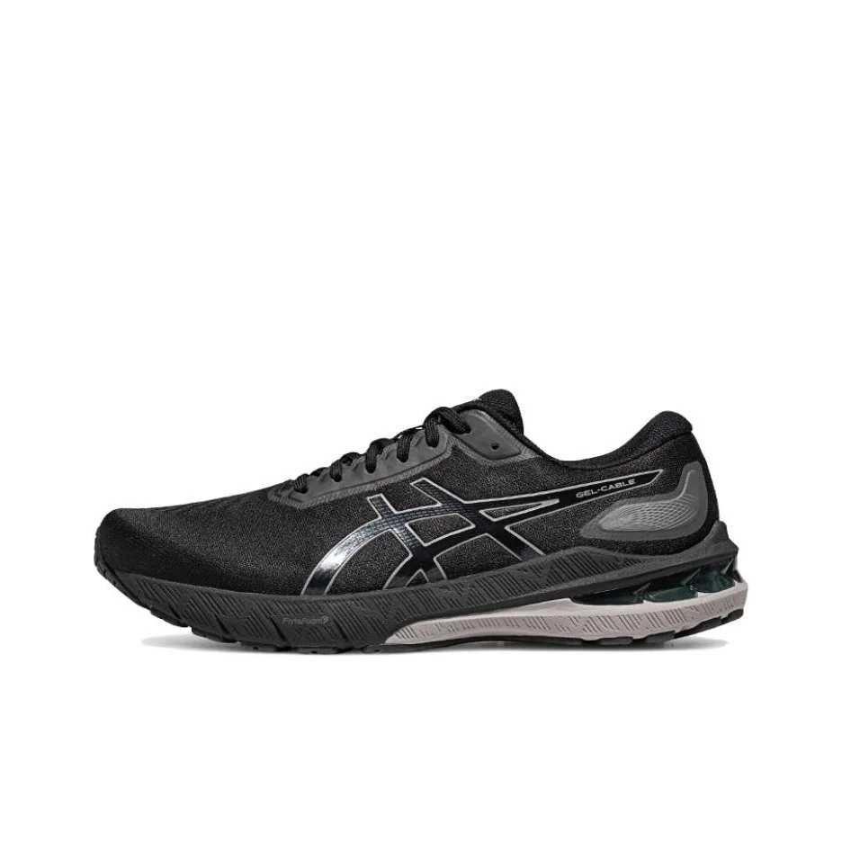 ASICS Low top Running Shoes Men's Black Gray 1011C018-001