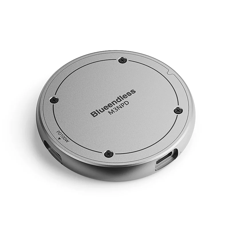 

M.2 magnetic hard disk box nvme solid state usb3.2 mobile hard disk box supports PD charging 2230/2242