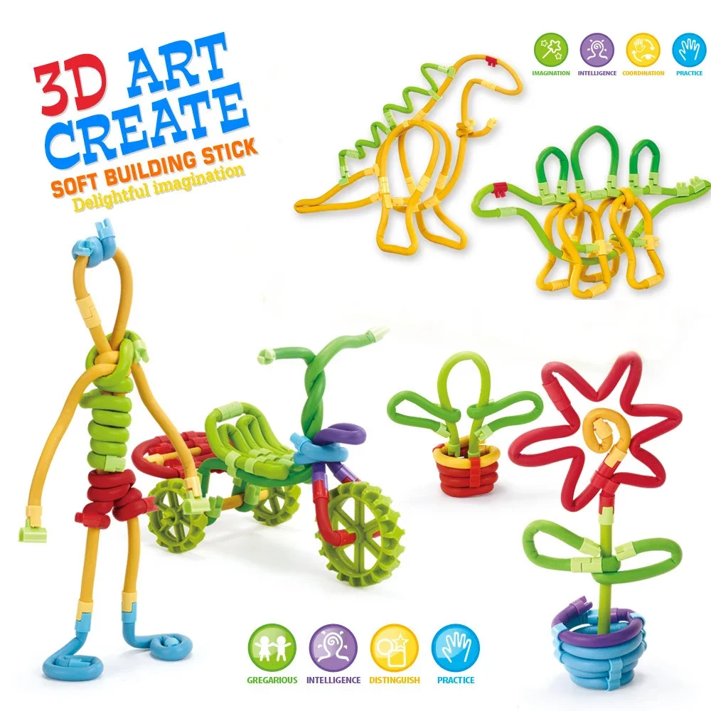 Bloques de diseño creativo DIY para niños, juguete educativo de bloques de construcción de ensamblaje 3D, bloques de animales de dibujos animados, regalos para niños