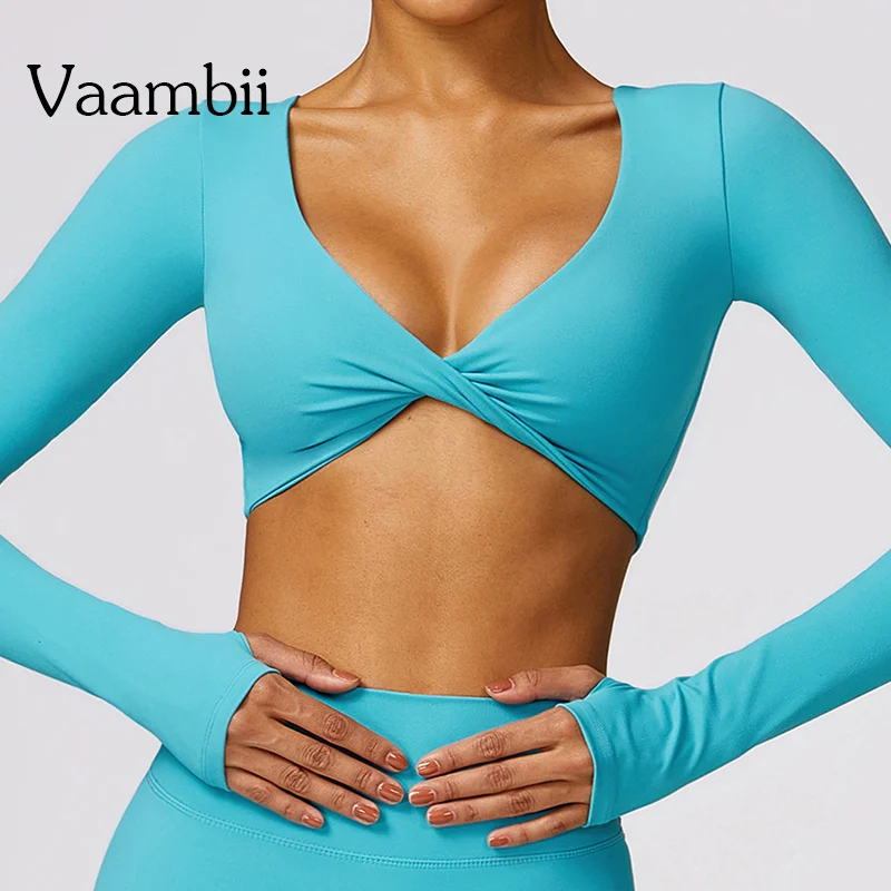 Yoga Sport Top Femme Long Sleeve Workout Shirt Running Active Wear Gym Top Yoga Shirt Fitness Clothes Seamless Sport T Shirts