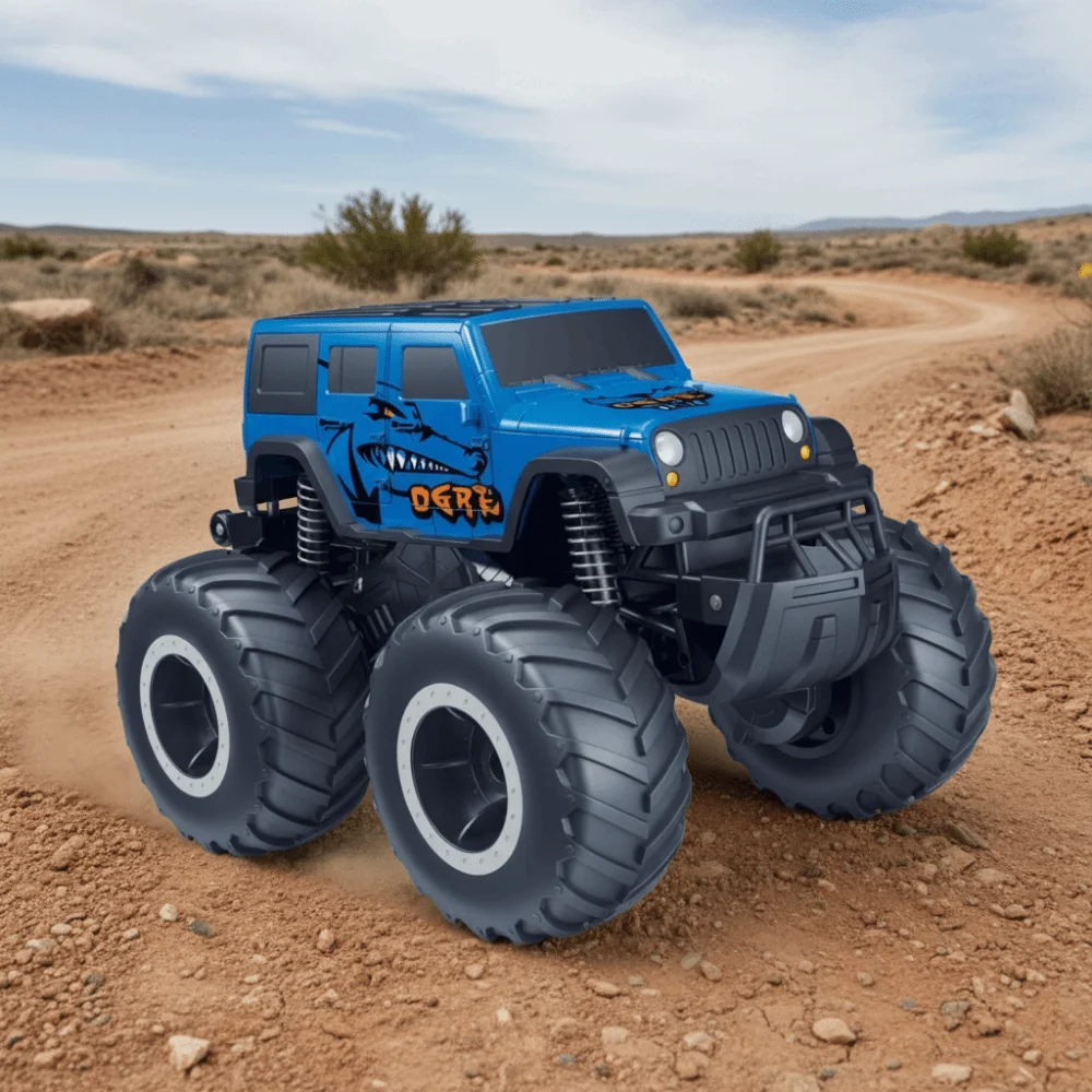 Auto Telecomandata 4WD Impermeabile, Regalo per Bambini, Veicolo Anfibio Telecomandato ad Alta Velocità per Fuoristrada