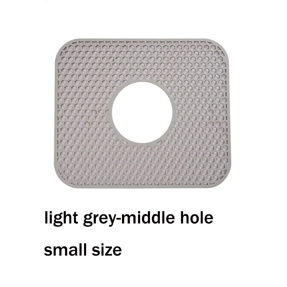 

Hot Grid Silicone Hollow Drainage Mat Silicone Portable Sink Protectors Heat Resistant Kitchen Sink Mat for Kitchen Sink