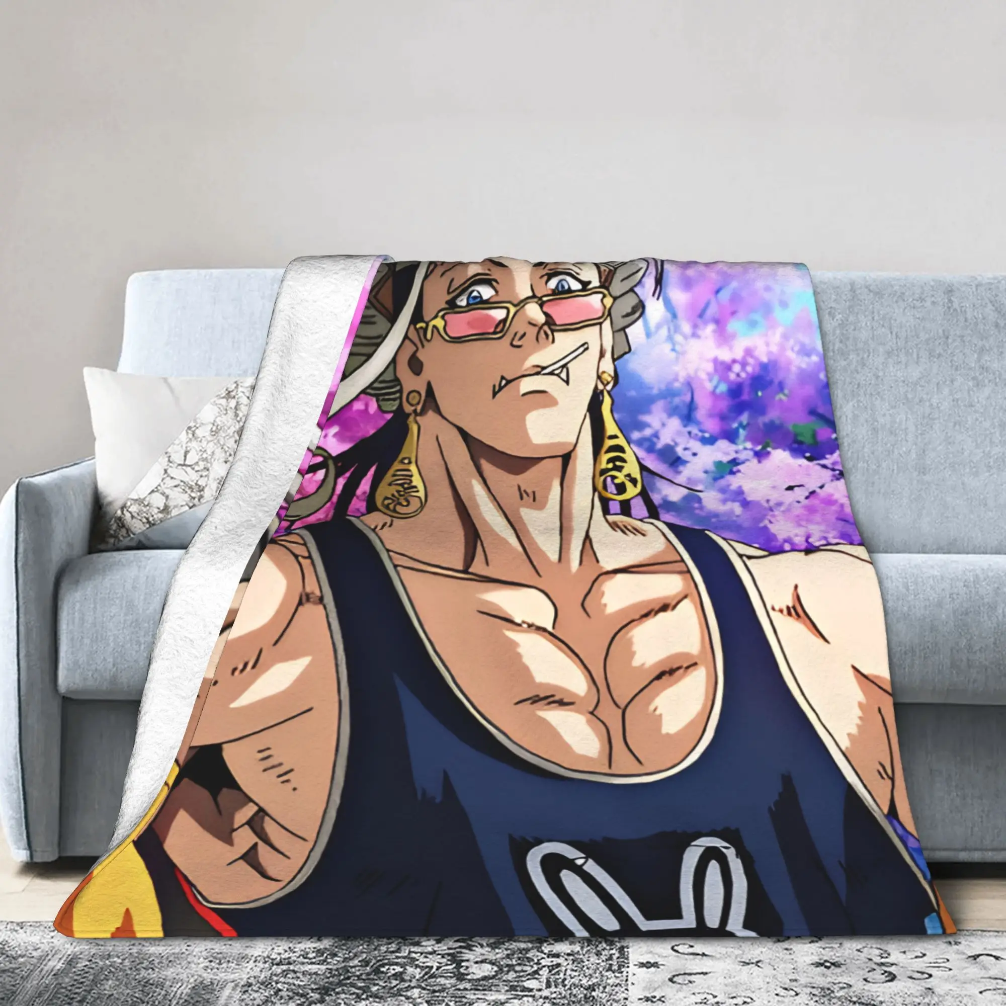 Anime Manga Record of Ragnarok Blanket Cover Flannel  Warm Throw Blanket for Home Couch Bed Rug