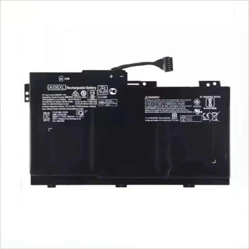 High Quality Laptop Battery AI06XL 11.4V 8600mAh For HP ZBook 17 G3 Series  808451-002 HSTNN-LB6X Brand New Replacement Battery