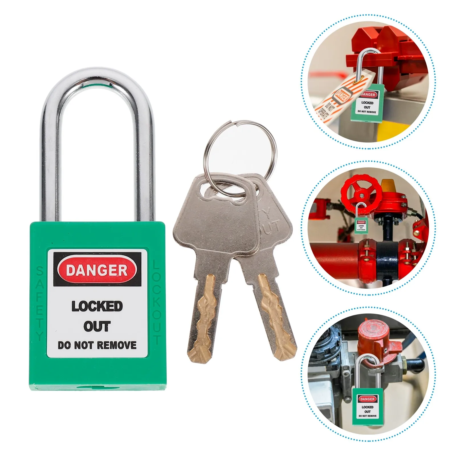 Insulated Padlock Hanging Practical for Transportation Shackle Safety