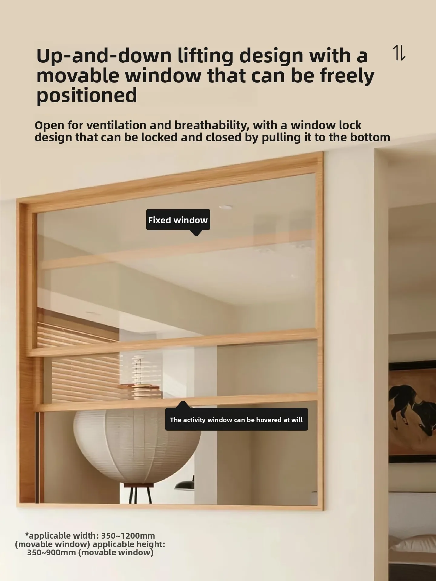 American up and down pull-up window track accessories milk tea coffee shop kitchen meal arbitrarily hover small window lift