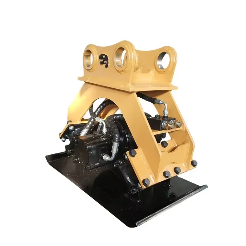 Excavator Hydraulic Compactor Plate Vibration Rammer Compaction Ground Improvement Durable Construction Equipment Attachment