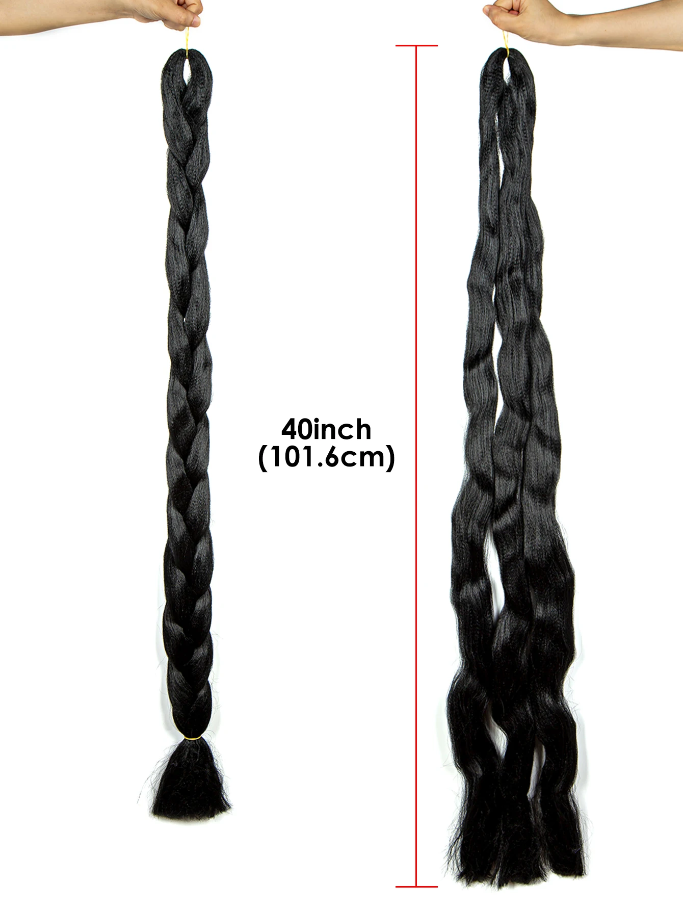 Kanekalon Braiding Hair Crochet Hair Expression Hair for Briads Faux Locs Women Jumbo Braids Synthetic Hair Extensions