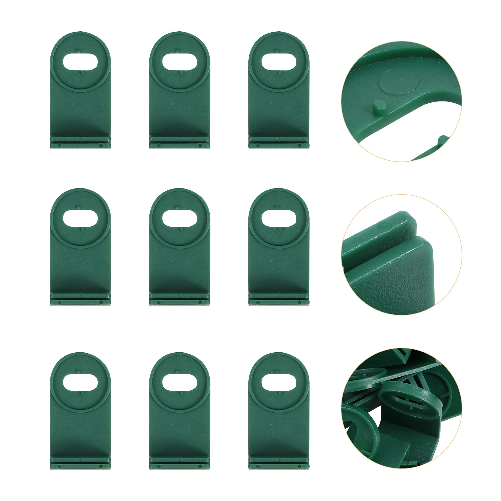 50 Pcs Plastic Corner Fastener Clips Greenhouse Accessories Support Hook Securing Fixing Shading Easy Installation