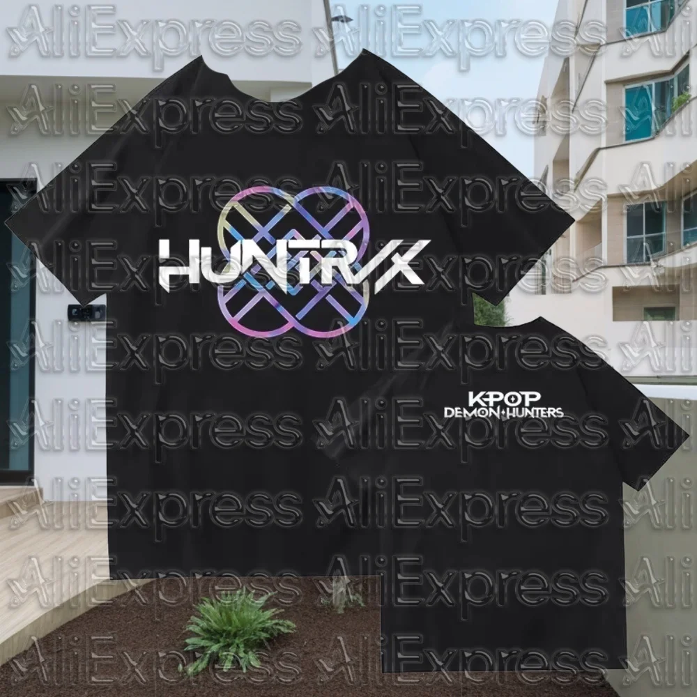 

MOTO New Movie Anime KPop Demon Hunter Saja Boy T-Shirt 2025 Summer Men's Women's T-Shirt Loose Comfortable Casual T-Shirt