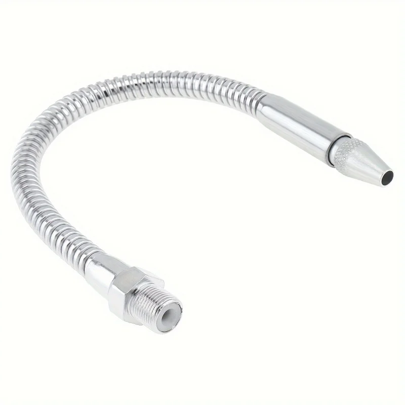 

ePathChina 3/8-дюймовый гибкий металлический шланг охлаждающей жидкости с круглым соплом, регулируемая трубка масляного охлаждения 400-700 мм/фрезерная/L