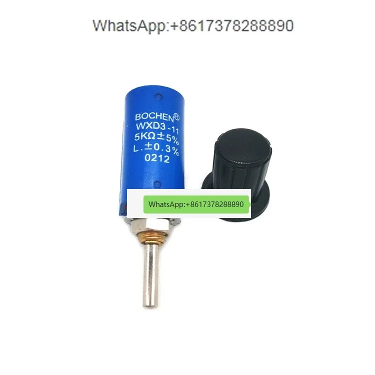 WXD3-11 wire wound multiple times with 10 turns, precision adjustable 2K/5K/10K variable frequency resistor potentiometer