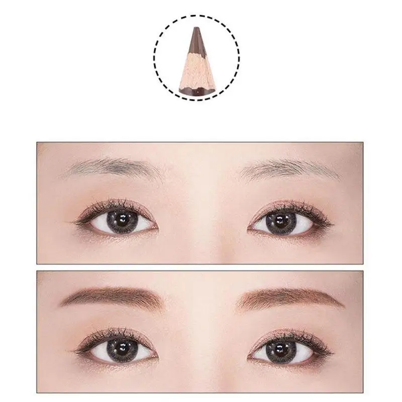 Pinceau à sourcils léopard à double tête, maquillage des yeux, naturel, longue durée, 5 cosmétiques, couleurs imperméables, professionnel, R1N1