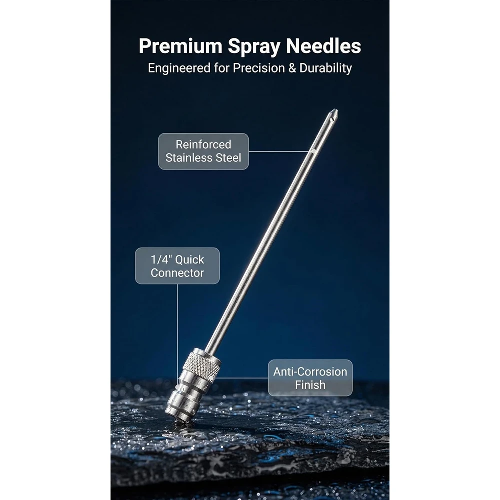 2026 New 4 Pack High Pressure Washer Nozzle Kit for Washing Machine & AC Cleaning, 1/4