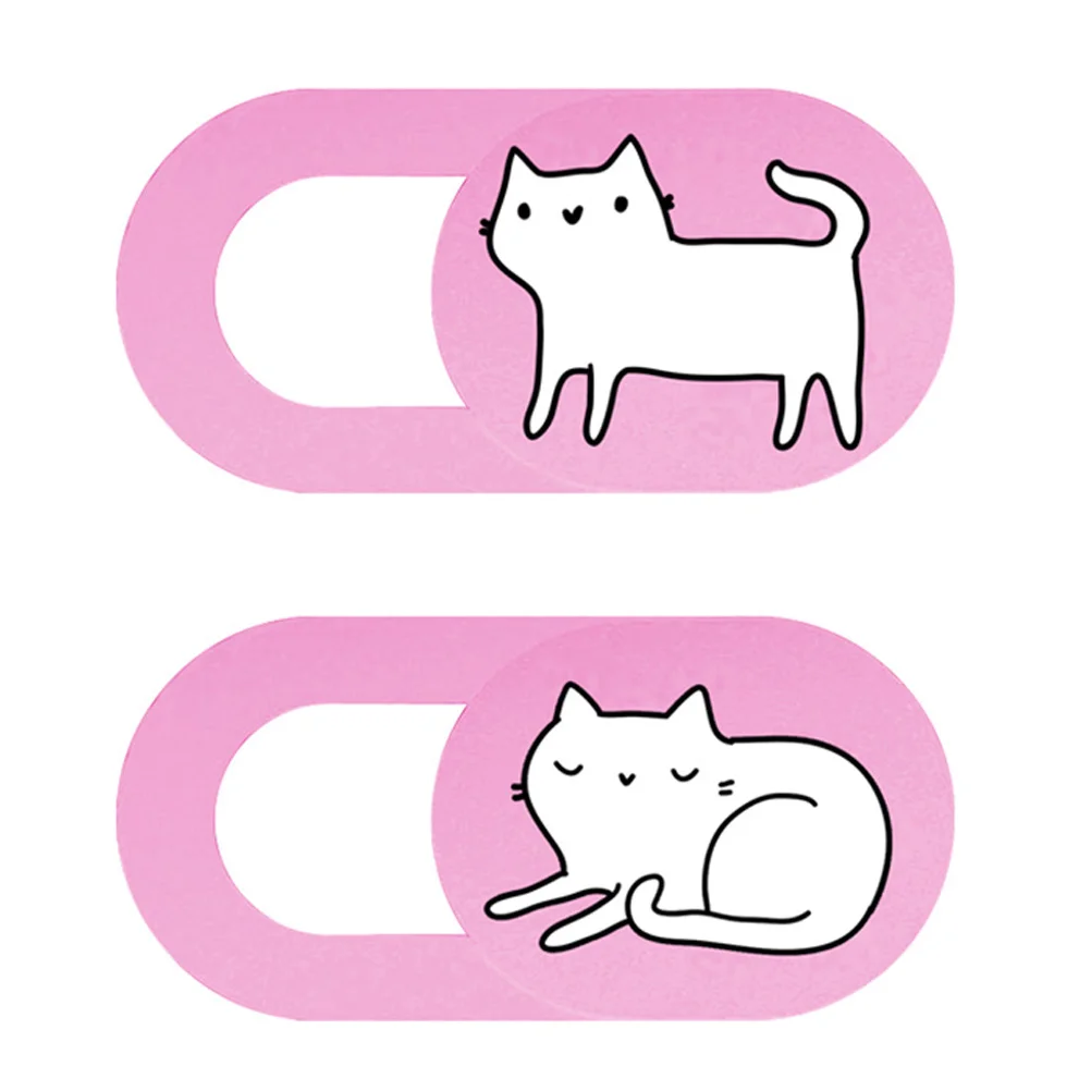 2 قطعة غطاء كاميرا الويب الشريحة رقيقة جدا مادة ABS حماية الكاميرا لأجهزة الكمبيوتر المحمول سطح المكتب اللوحي حامي عدسة الخصوصية المنزلق #4