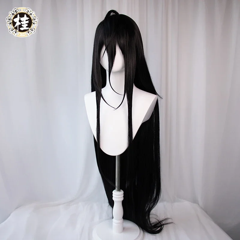 PRE-SALE Anime Albedo Cosplay Wig Cosplay Costume Wigs 120cm Deep Purple Black Long Hair Halloween Cosplay Wigs