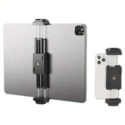 Mobile tripod stand, universal 2-in-1 tablet smartphone stand adapter, with cold boot installation, 2.6 