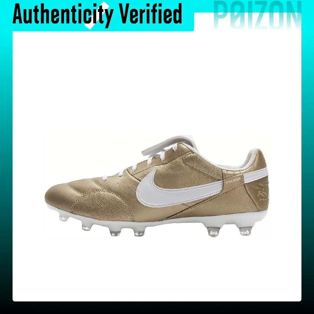 Nike Premier 3 Comfortable Round Toe FG Firm Ground Cushioning Abrasion Resistant Breathable AT5889-200