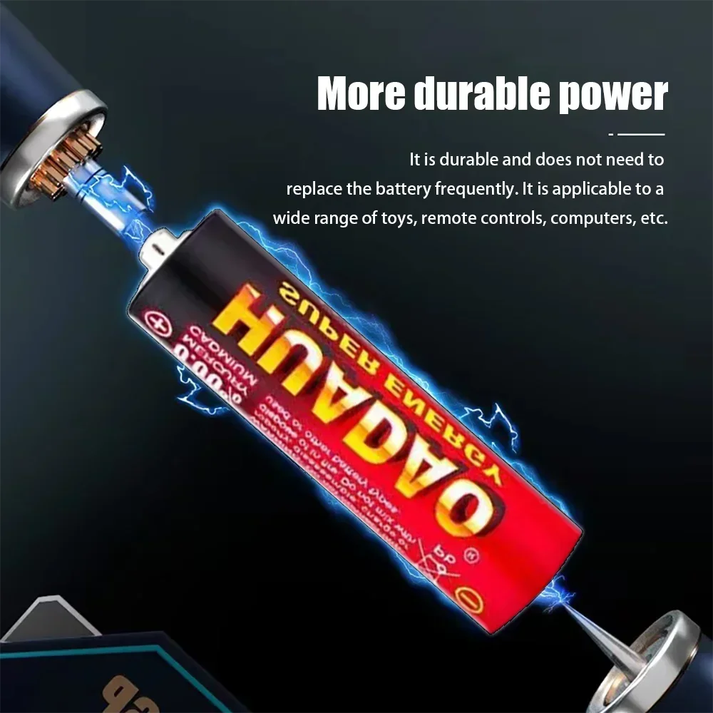 Huadao 1.5V AAA Disposable Alkaline Dry Battery for Led Light Toy Mp3 Camera Flash Razor CD Player Wireless Mouse Keyboard