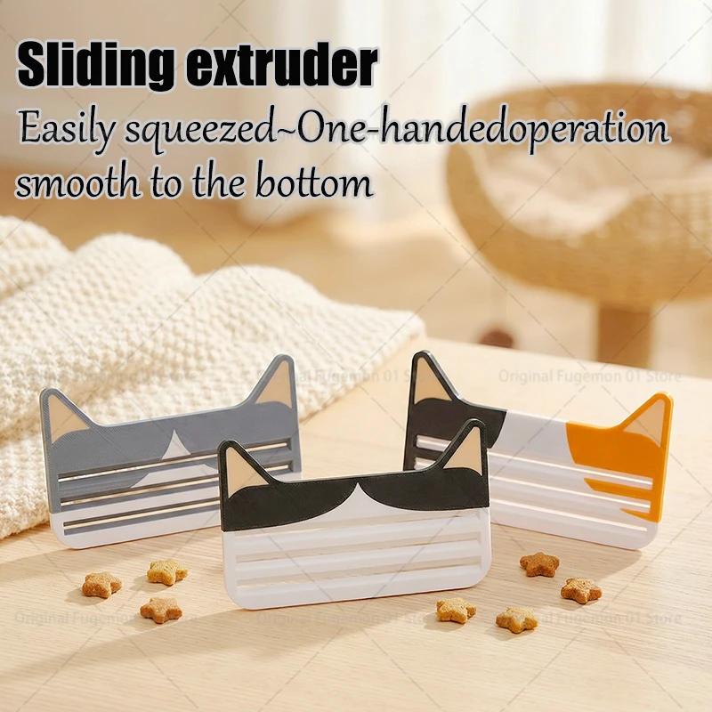 Tragbare Katze Behandeln Spender Manuelle Wiederverwendbare Katzenfutter Streifen Squeezer Haustier Fleisch Schlamm Behandeln Spender Für Katzen Pet Liefert