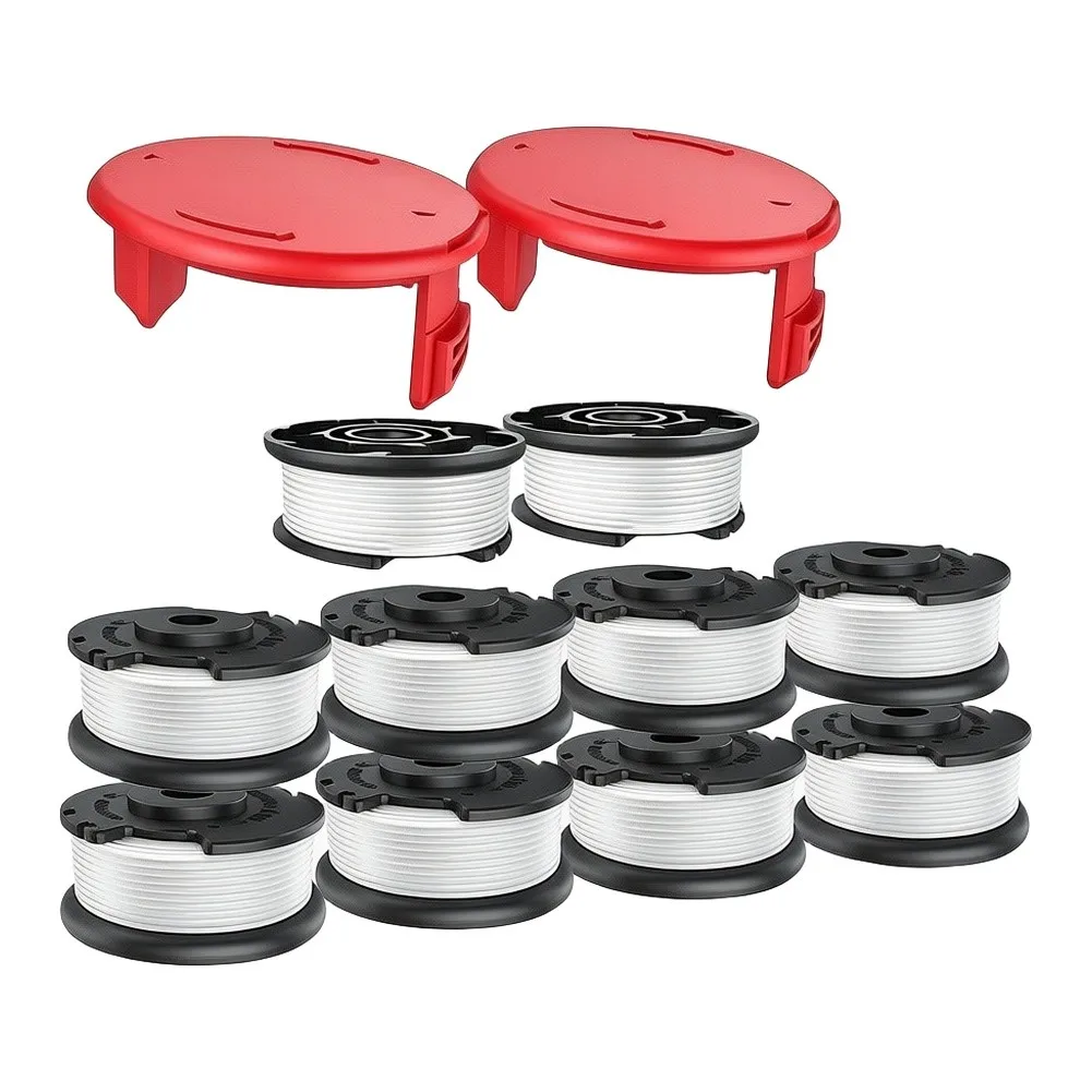 10 Replacement Line Spools for GE 1828 Li Trimmer 4.9 Meters per Spool 1.6mm Nylon Line ABS Housing Auto Feed Ready
