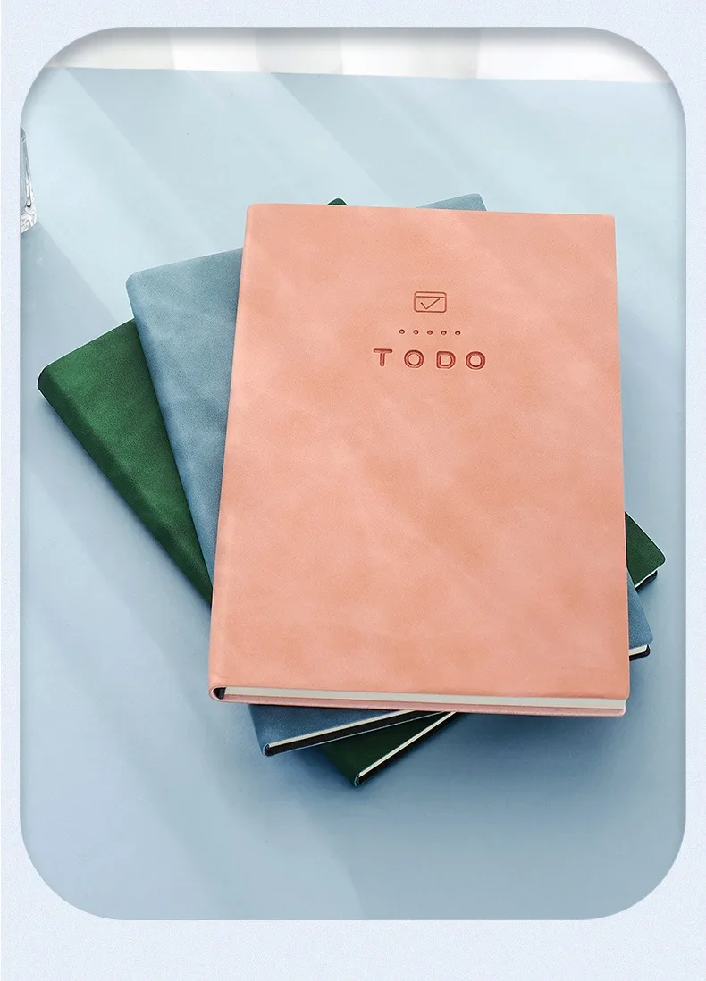 Notebook trabalho portátil para estudante universitário, gerenciamento de tempo, Self-Standing, programação do relógio, para fazer a LISTA, bloco de