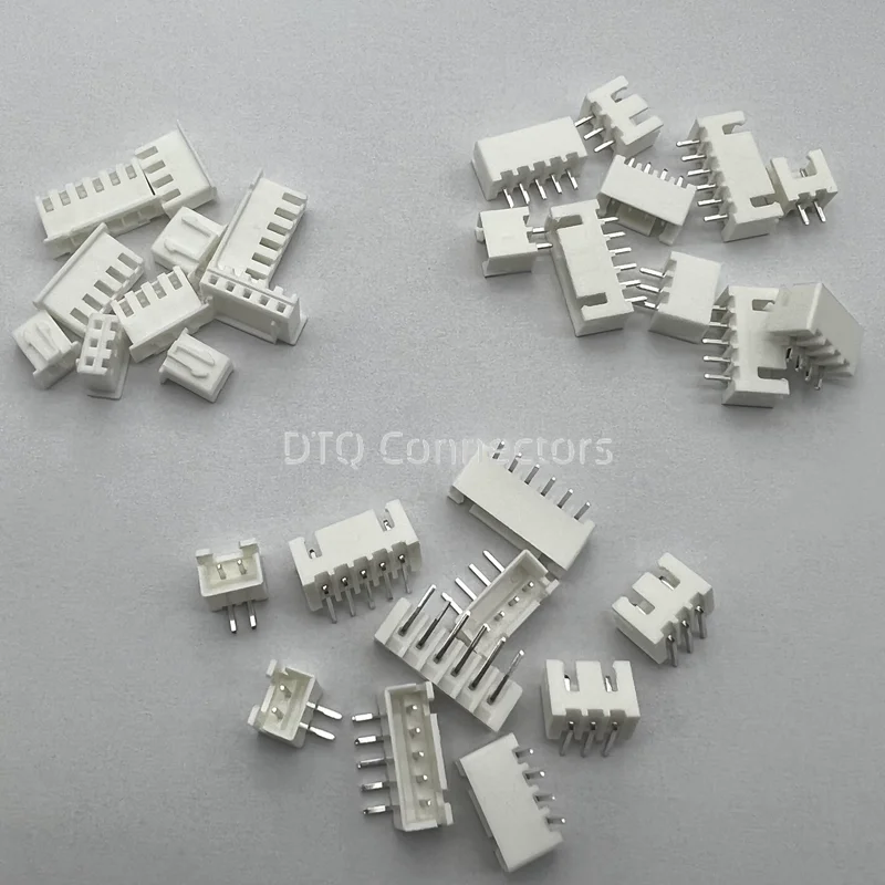 50pcs/lot XH2.54 Pin male right angle material Connector Leads pin Header 2.54mm XH-AW 2P 3P 4P 5P 6P 7P 8P 9P 10P 11P 12P 13P