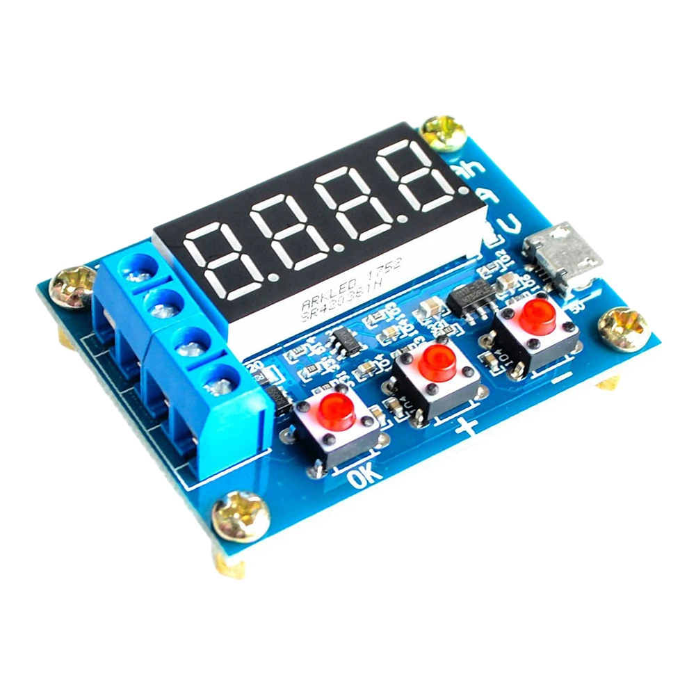 ZB2L3 18650 Lithium Battery Power Supply Test LED Digital Display Discharge Tester Analyzer DC4.5-6V Battery Capacity Meter