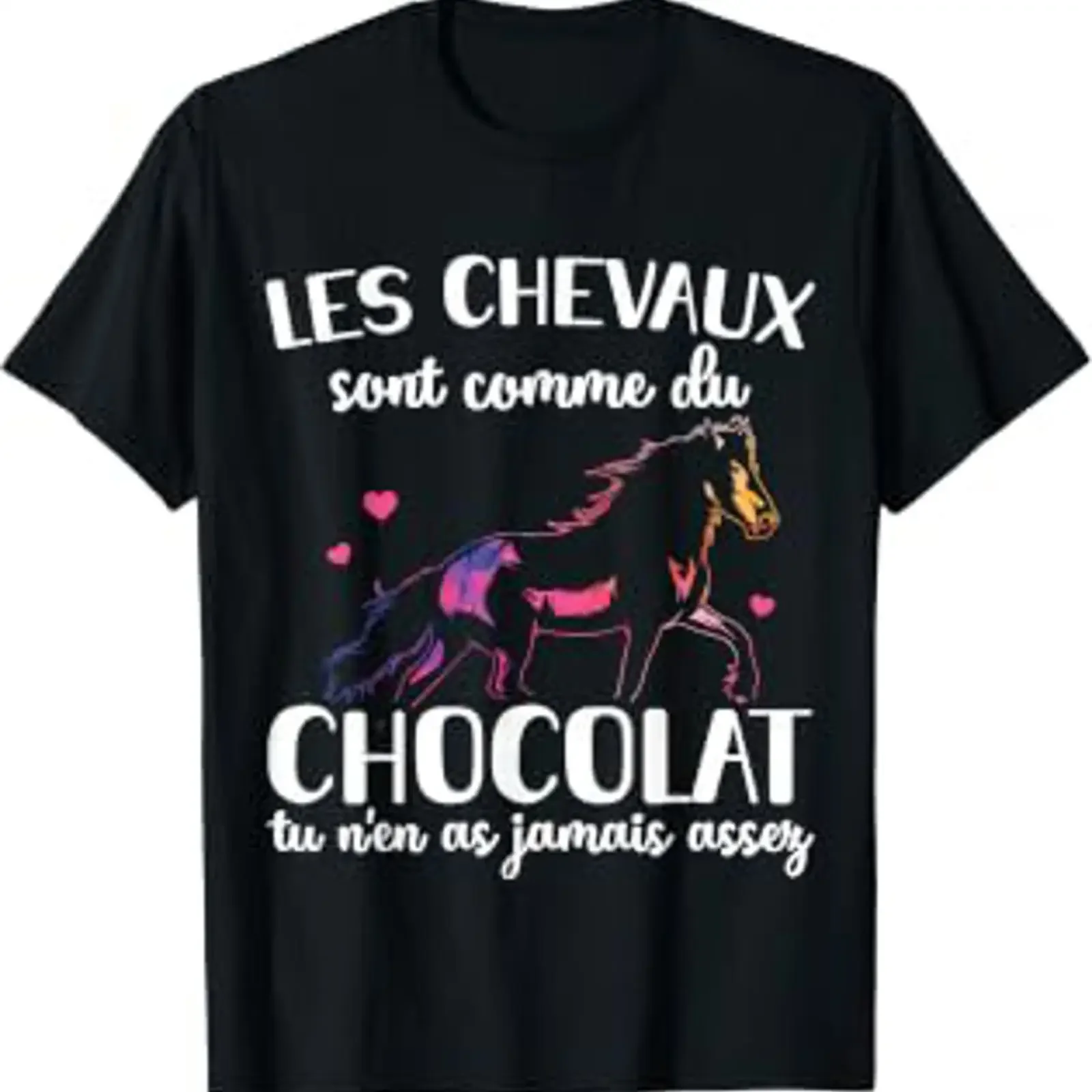 Cheval T Shirt Fille Cadeaux Chevaux Femme équestre cavalier vintage Washed Slightly Breathable Unisex designer clothes graphic
