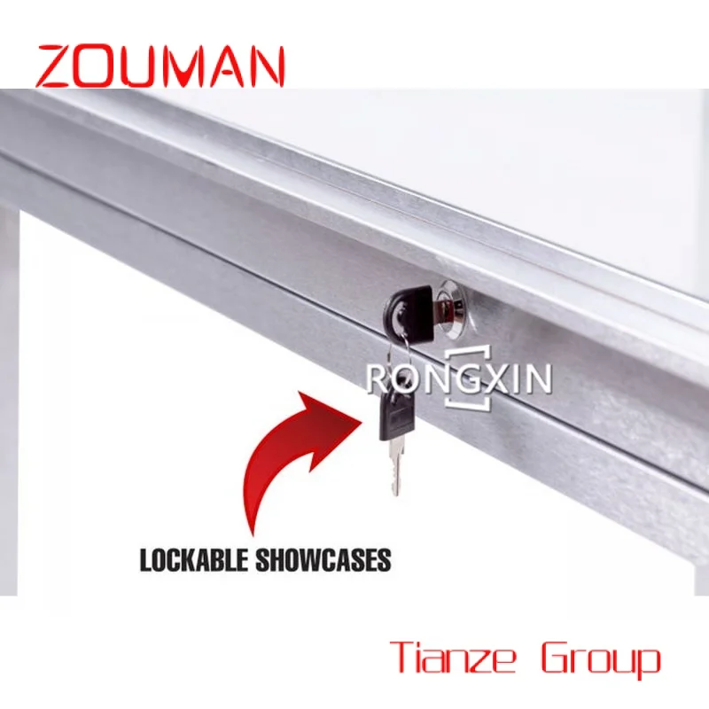Custom , Luxury watch Showroom Counter locable Jewelry Vitrine Showcase Glass Jewellery Display Cabinet table