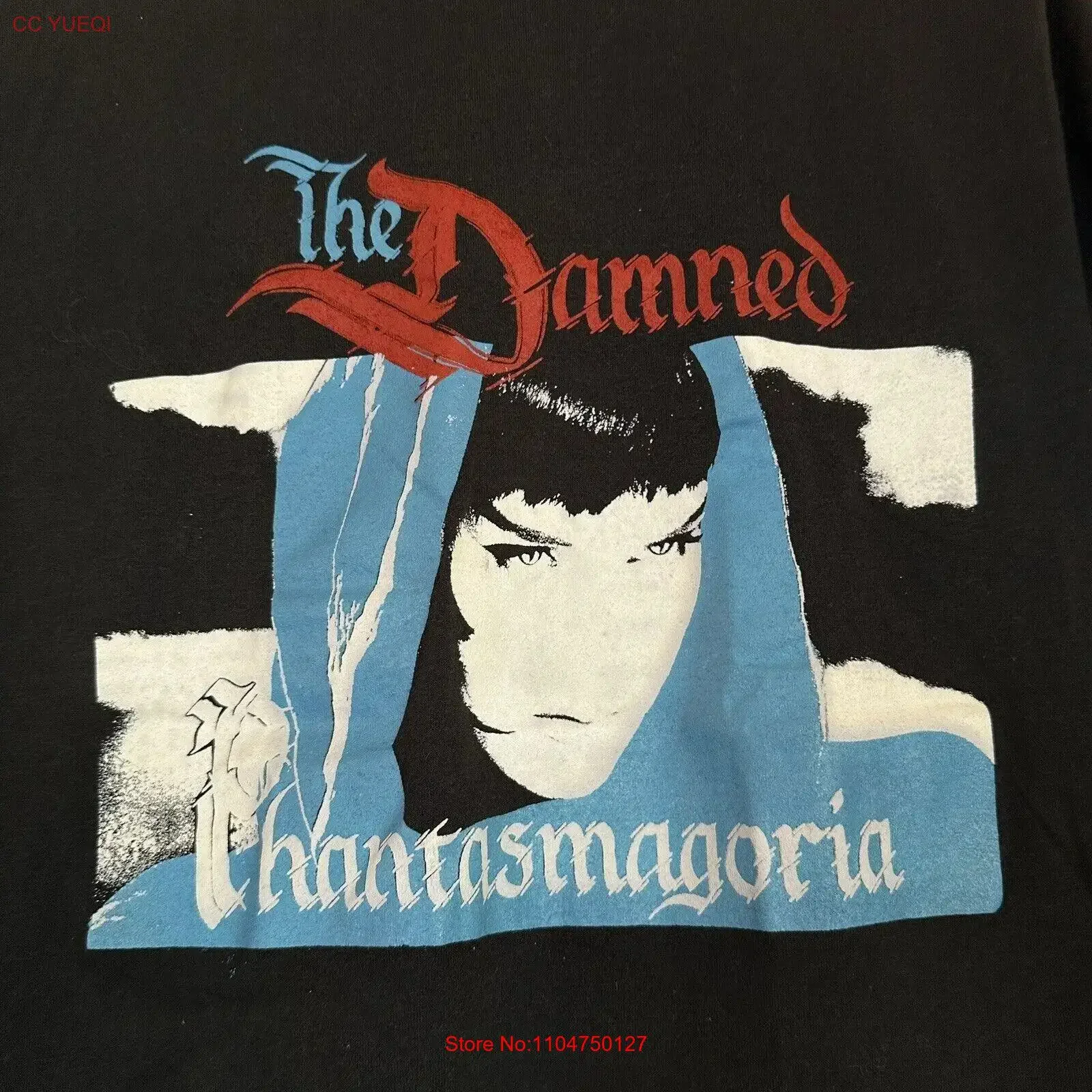 VTG 1985 The Damned Phantasmagoria Punk Band T Shirt ALl size D882 vintage Washed Soft Breathable Versatile Unisex Comfortable